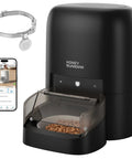 RFID Enabled Cat Feeder With Collar Tag And No Fuss App Control, 4.6L Capacity, 5G WiFi Connectivity, Diet Tracking, Anti Theft