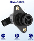 Plug And Play Idle Air Control Valve For Mercury Mercruiser Outboard Four Stroke Engines 65HP 75HP 80HP 90HP 100HP 115HP 150HP Direct Fit Replacement OE 8M0188118 Marine Grade For Reliable Idle And Smooth Acceleration shown with installation and operation advantages.