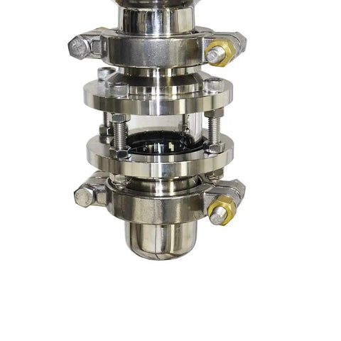 Heavy duty stainless steel component of the Straight Up Heavy Duty 10LB Closed Loop Extractor System for labs.