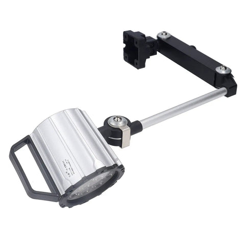 Sungooyue 24V Led Work Light, 12 Watt Machine Lamp With Foldable Telescopic Arm And Aluminum Shell, IP67 rated for durability.