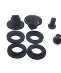 2 Pack Rear Window Latch Bolts Nuts Screws For Sienna GSL ASL 2003 2017 Quarter Glass Latch Kit With Silicone Washers