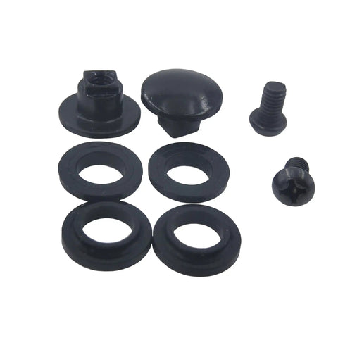 2 Pack Rear Window Latch Bolts Nuts Screws For Sienna GSL ASL 2003 2017 Quarter Glass Latch Kit With Silicone Washers