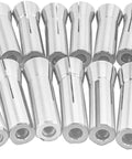 Pro Grade R8 Collet Set For Milling And CNC, 23 Piece Precision Ground Set 1/16 To 3/4 Inch, Ultra Tight 0.0006 TIR, 7/16-20 Drawbar