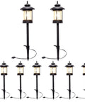 Low Voltage Outdoor Path Lights 8 Pack Waterproof Rust Resistant Landscape Lighting For Walkways Garden And Lawn With Crisp Warm Glow And Easy Install Weatherproof Durable Finish For Year Round Outdoor Use