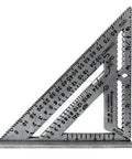 Kill Precision Work With This 7 Inch Speed Square Layout Tool featuring metal construction, precise angle marks, ideal for framing tasks.