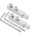 Grab These 2pcs Stainless Steel Faucet Screw Extractors for Removing Broken Threads And Damaged Pipes Like A Pro With Heavy Duty Pipe Threading Tool Performance. 2 stainless steel extractors with Allen keys