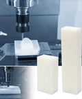 Two Pack White HDPE Plastic Blocks For Machining And Prototyping 2 Inch By 3 Inch By 12 Inch Solid Polyethylene Blocks For Home Improvements DIY Projects Flooring And Engineering