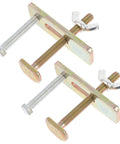 Heavy Duty Router Clamp Kit, 2 Pack Hold Down Clamps With Aluminum Arched Plate, T Track Compatible, CNC Engraving Workholding Set