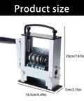 Adjustable Multi Hole Wire Stripper Tool With Hand Crank And Power Drill Mode Compatible For Efficient Cable Stripping Lightweight Aluminum Alloy dimensions 20cm x 16.5cm x 7cm