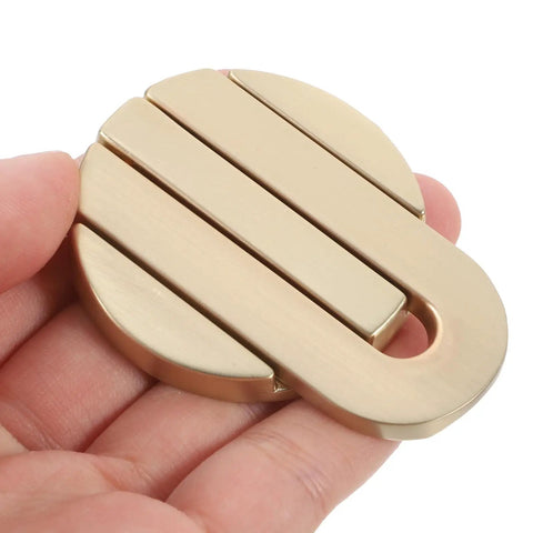 Concealed Round Cabinet Knobs In Matte Brass Single Hole Drawer Pulls For Kitchen Cupboard And Dresser Easy Install No Fuss Color Options