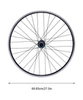 27 5 Inch Mountain Bike Wheel Set With Aluminum Alloy Rim And Disc Brake Colorful Hub Quick Release Built To Handle Up To 200 Kg Load