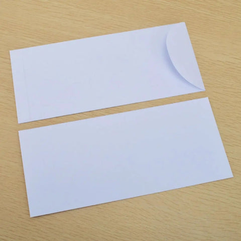 20 Pack White Paper Envelopes For Office And Party Invites Thick Paper With Strong Security Reusable Design For Sending Letters And Mail Ideal