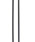 8 Inch Nylon Cable Tie 75 Lb Tensile Strength 100 Pack UV Resistant Black for Wire and Cord Management