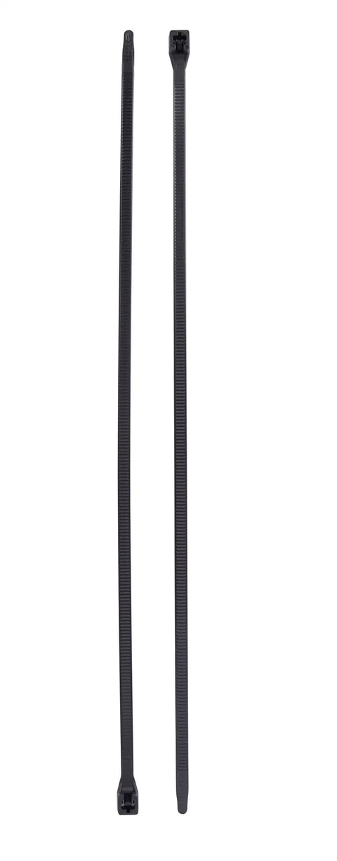 8 Inch Nylon Cable Tie 75 Lb Tensile Strength 100 Pack UV Resistant Black for Wire and Cord Management