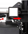 40mm Hand Twist Leveling Nut Kit Set Of Four For 3D Printers With Bed Spring Compressors And M4X40 Screws installed on printer