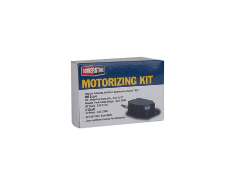 Box of Motorizing Kit for Model Railroad Scenery With Drop In Mounts For Swing Bridge And Turntable Animations, Slow Drive DC Motor.