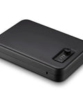 Portable Pistol Safe for Travel and Cars Handgun Lock Box with 3 Digit Combination Lock