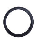 XP70BUN331 X Profile Buna NBR Quad Ring 70D Seal For Reciprocating Motion shown as a black circular ring on white background
