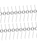 Bulk 20 Pc Torsion Spring Kit For Trash Can Lids With Tiny Iron Nickel Coils, Super Simple Diy Repair And Silent Operation Perfect For Home Maintenance Needs. stainless steel springs