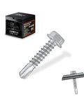 Self Tapping Screws For Metal Size Twelve By One Eighth Inch In 304 Stainless Steel Rustproof Built To Last Heavy Duty Hex Head Screws