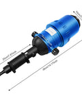 Adjustable Water Powered Fertilizer Injector For Drip Irrigation 0.4 Percent To 4 Percent Flow Rate High Efficiency Dosing Pump