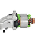 Inside view of 7 Inch Angle Grinder With 8500 RPM 4 HP For Heavy Duty Metal Cutting And Grinding Overload Protected Motor components