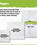 Crocodile Cloth Grill Wipes, large 10x15 inch plant-based cleaning wipes from Amazon Drugstore.