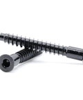 Black plated Beefy Universal Assembly Screws For Furniture Panels Compatible With 100214 Zinc Plated And 100219 Black Plated Parts