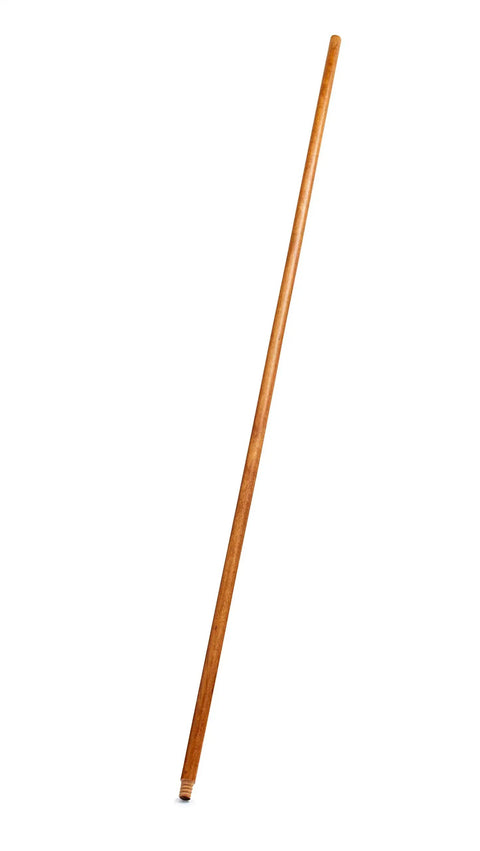 60 Inch Lacquered Wood Broom Handle With Secure Threaded Tip Built Tough For Catching Dust Fast And Smoother Floor Cleanup Across Your Home Or Job Site.