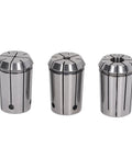 Dope 3PC Spring Steel Collet Chuck Set With Wrench For Milling And Cnc Lathe Engraving Tools featuring 1/8, 1/4, 1/2 inch ER collets