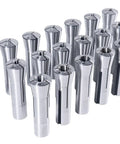 R8 Collets Set 19 Pc 2 To 20 Mm With 1 Mm Increments Pro Grade Hardened And Ground for CNC Milling Lathe Machining