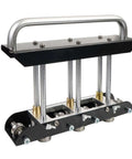 Three-Station Roller Bender For Sheet Metal 0.3-1.0 mm Folding 13-130 mm Bends 90 Degree Angle Standing Seam Roofing Tool