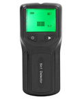 Eujgoov Stud Finder Wall Scanner 5 in 1 Detector with HD LCD Display front view showing green screen and control buttons.