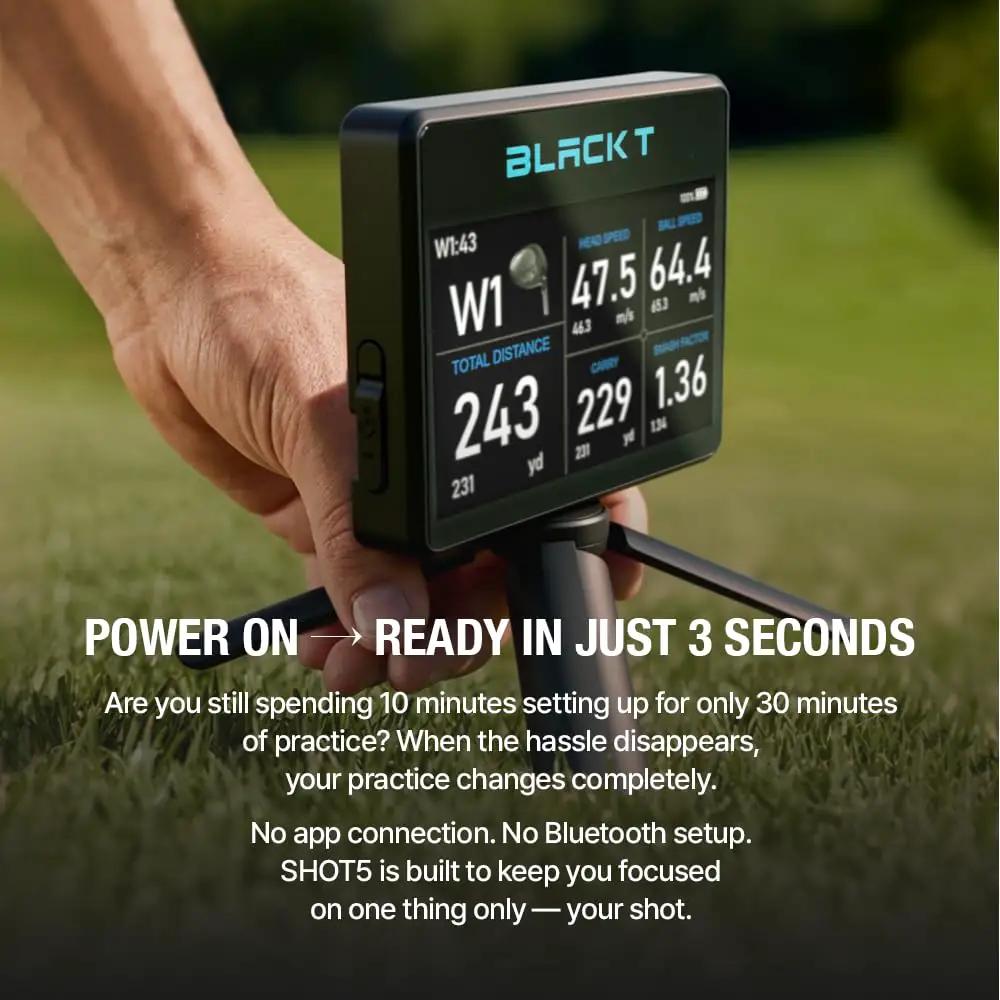 Shot5 Golf Launch Monitor: Boost Accuracy & Performance ✓