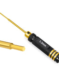 Four Piece Titanium Hex Screwdriver Set With Ergonomic Slip Resistant Handles 1.3mm visible close-up