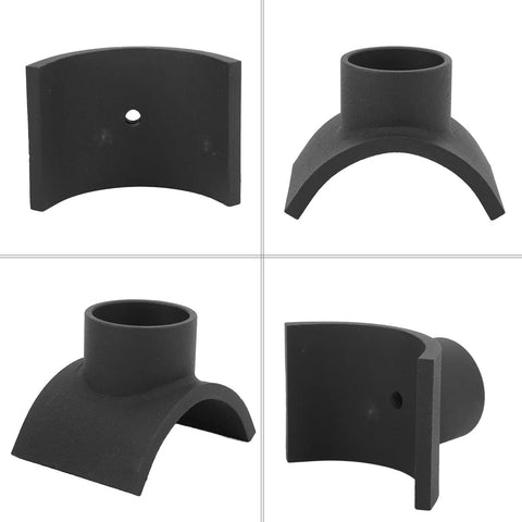 3 Inch Axle Bottle Jack Adapter for 12 Ton Jacks in various angles showing heavy duty design and secure mounting features.