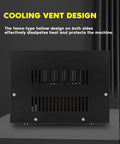 Cooling vent design of Beefy 5000W Voltage Transformer Converter For Home And Commercial Use Step Up And Step Down 110V To 220V