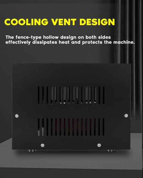 Cooling vent design of Beefy 5000W Voltage Transformer Converter For Home And Commercial Use Step Up And Step Down 110V To 220V