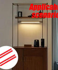 Premium Transparent Acrylic Piano Hinges For Aquarium Lids Self Adhesive Continuous Folding Hardware 12 Inch visible on shelf with decor.