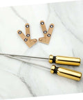 Heavy Duty Invisible Pivot Hinges For Wood Doors Slick Concealed Self-Closing Bronze Finish with screwdrivers displayed on marble