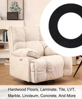 No Slip Rubber Furniture Pads For Recliners And Swivel Chairs Anti Slide Floor Protectors next to recliner and hardwood floor