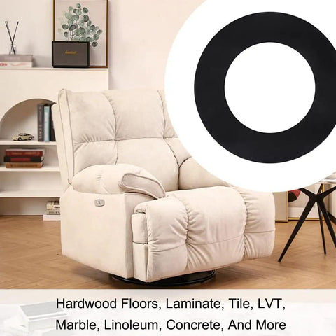 No Slip Rubber Furniture Pads For Recliners And Swivel Chairs Anti Slide Floor Protectors next to recliner and hardwood floor