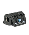 Instant Pipe Leak Repair Clamp Kit 22mm size black plastic clamp for quick watertight fix on metal and plastic pipes.