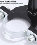 Heavy Duty Angle Grinder Belt Sander Adapter Built Tough With Wear Resistant Alloy, featuring stable nut fixations for secure grip.
