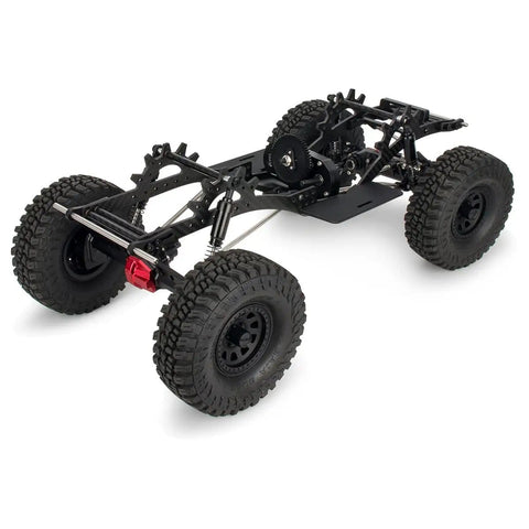 Beefy Carbon Fiber LCG Chassis Kit With 3mm Rails 8mm Delrin Skid Plate And CMS Servo Panhard Mount For 1 To 10 RC Crawlers