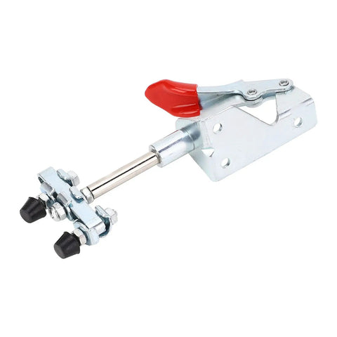 Double Head Elbow Joint Clamp With 45kg Clamping Power And 30mm Stroke Quick Release Push Pull Clamp For Woodworking Fixtures Pocket Hole Jigs
