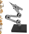 Adjustable Soldering Work Clip For Jewelry Making And Repair, Table Mount Welding Fixture Clamp With Third Hand Support in steel.