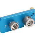 Heavy Duty Aluminum Profile Hole Punch Kit With Precise M6 M8 Step Drill Bits And Positioning Guide, blue aluminum tool