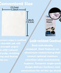 Streak-Free Lens Cleaning Wipes, 60-count, Amazon brand; front view with wipe sheet and glasses-wipes packaging
