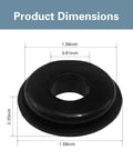 20 Pack Glad Hand Seals For Semi Trucks And Trailers Rubber Black Gasket Seals And Elastic Grommets Product Dimensions